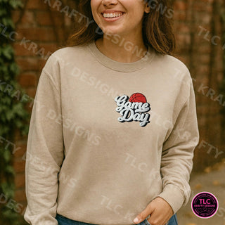 BB4 Gildan Long Sleeve Sand mockup