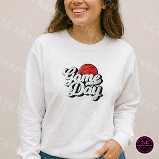 BB4 Gildan Long Sleeve White mockup