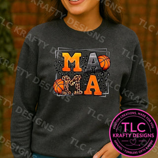 BB6 Gildan Crewneck DarkHeather mockup