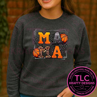 BB6 Gildan Long Sleeve DarkHeather mockup