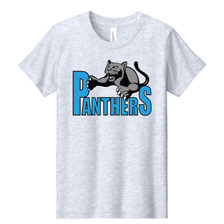 Maplewood Heights Panthers Leaping Panther design on Bella + Canvas Jersey tee in Ash