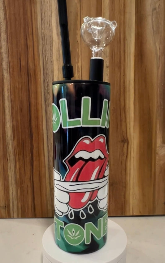 Rolling Stoned Hookah Tumbler with Hookah Lid