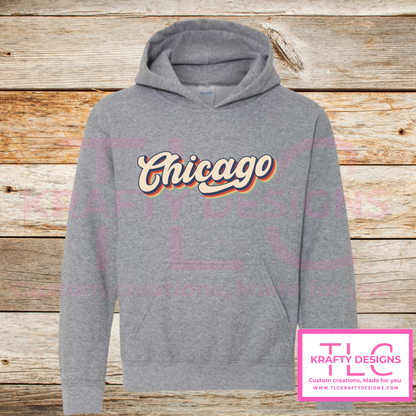 Retro Chicago Sweatshirt – Vintage-Inspired City Pride
