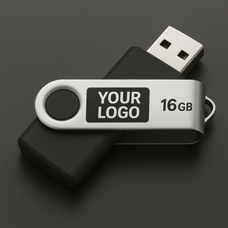 Personalized USB Flash Drives / thumb drives – Waterproof Logo Label Included