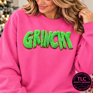 Green Man - Chenille Patch Sweatshirt