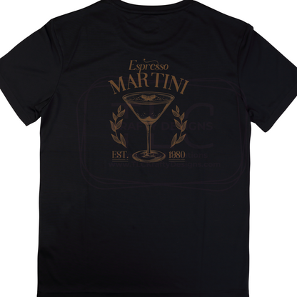 Espresso Martini Shirts, Long Sleeves, and Tanks – Classic Coffee Cocktail Design (add your year)