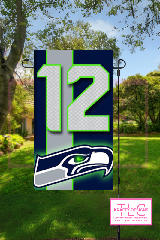 Pacific Northwest Football Garden Flag – Bold Fan-Inspired Design