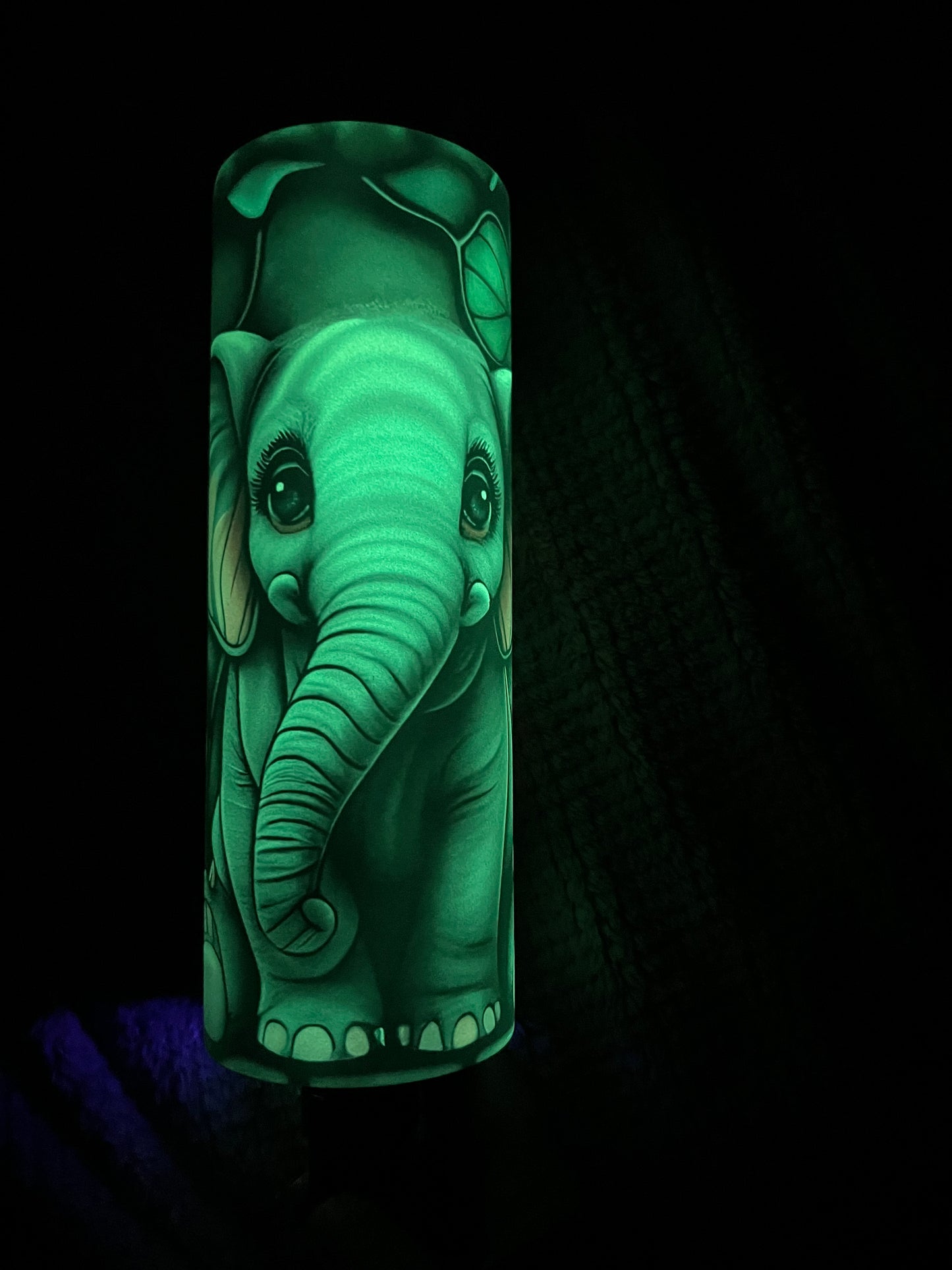 Baby Elephant Glow in the Dark 20oz Sublimation Tumbler