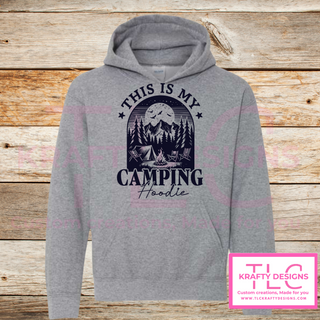 This Is My Camping Hoodie – Unisex Outdoor Adventure Sweatshirt