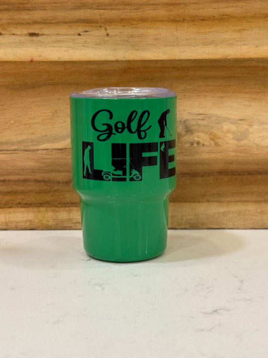 Golf Life 3 ounce mini shot glass