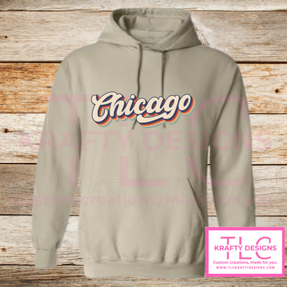 Retro Chicago Sweatshirt – Vintage-Inspired City Pride