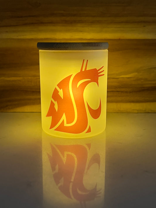 Cougar Pride 9oz Candle/Trinket Holder