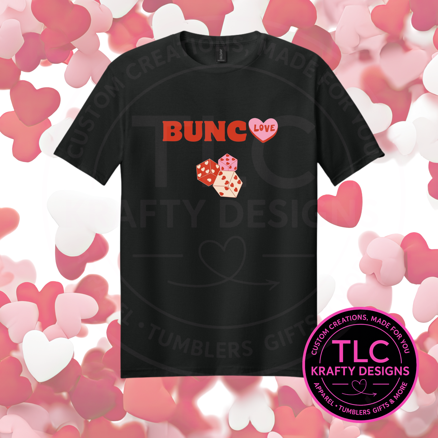 Bunco Valentine Sweatshirts – Cute Dice, Gnomes & Bunco Babe Designs