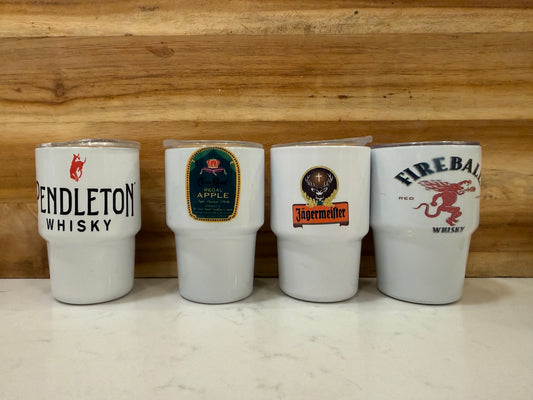 Alcohol logo 3oz mini shot glass