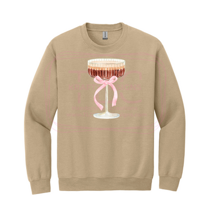 Elegant Espresso Martini Sweatshirt – Chic Coffee Cocktail Apparel