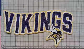 Vikings Sequin Letter Sweatshirt – Purple & Gold
