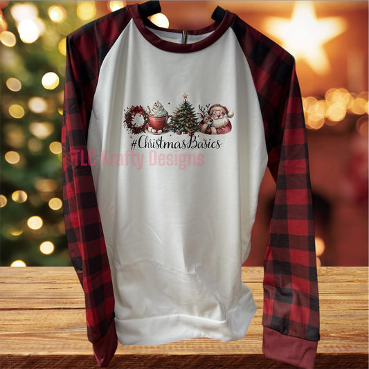 ChristmasBasics Raglan Shirt