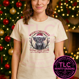 Mooey Christmas Cow Lover Club design