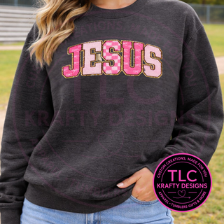 XL Jesus Chenille Patch – Faith Iron-On / Sew-On Applique CK