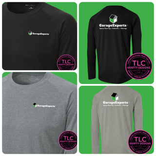 GarageExperts Custom Logo Sports-Tek Performance Long Sleeve Shirt