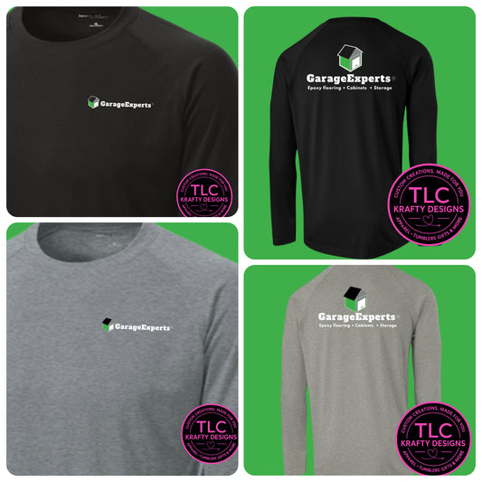 GarageExperts Custom Logo Sports-Tek Performance Long Sleeve Shirt