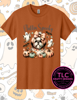 Fluffin Spooky Shih Tzu Halloween Shirt – Cute Dog Lover Tee