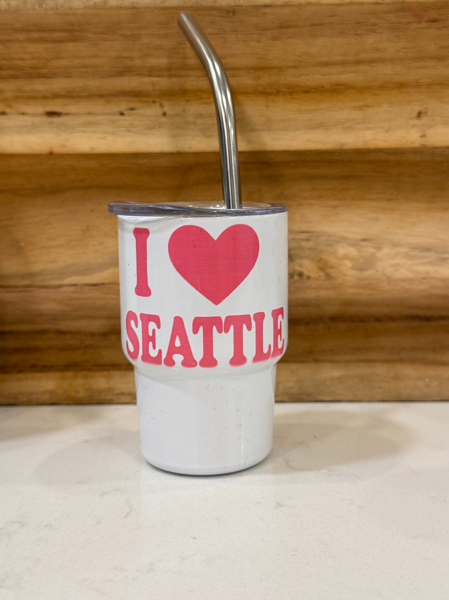 I ❤️ Seattle 3 ounce mini shot glass