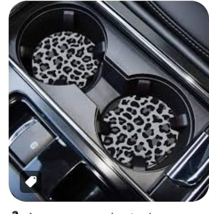 Bee Happy Gnomes in a yellow picup truck neoprene 2.75" Car Coasters