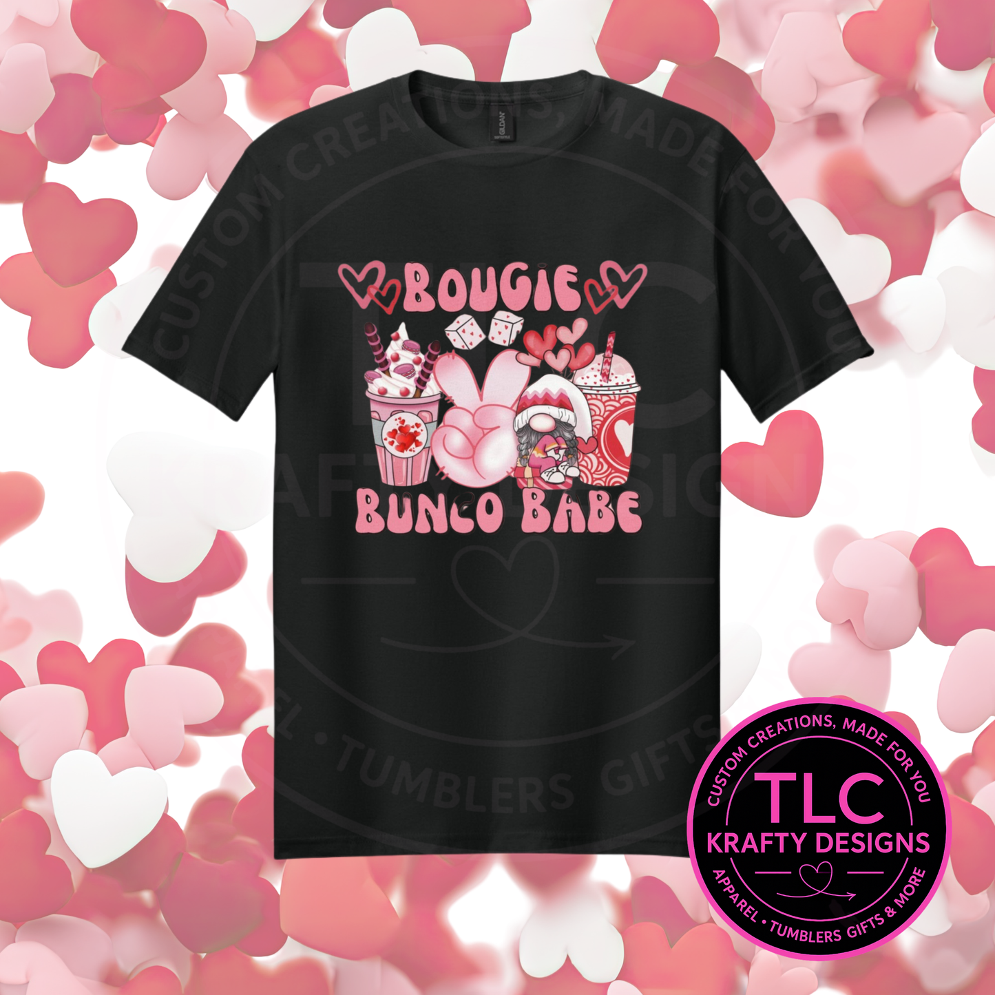 Bunco Valentine Sweatshirts – Cute Dice, Gnomes & Bunco Babe Designs