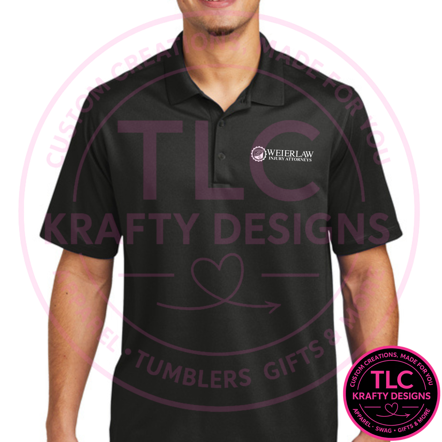 WEIERLAW Sport-Tek Polo Shirt, Embroidered Law Firm Staff Uniform, Sport-Tek Ladies PosiCharge RacerMesh Polo, Attorney Office Apparel