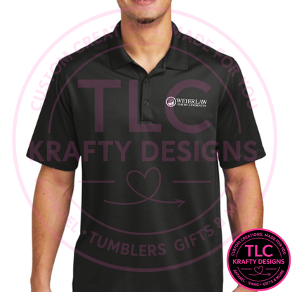 WEIERLAW Sport-Tek Polo Shirt, Embroidered Law Firm Staff Uniform, Sport-Tek Ladies PosiCharge RacerMesh Polo, Attorney Office Apparel