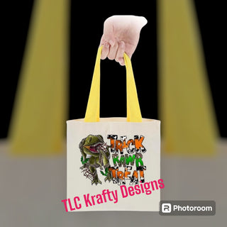 Trick Rawr Treat Dinosaur Trick or Treat bag