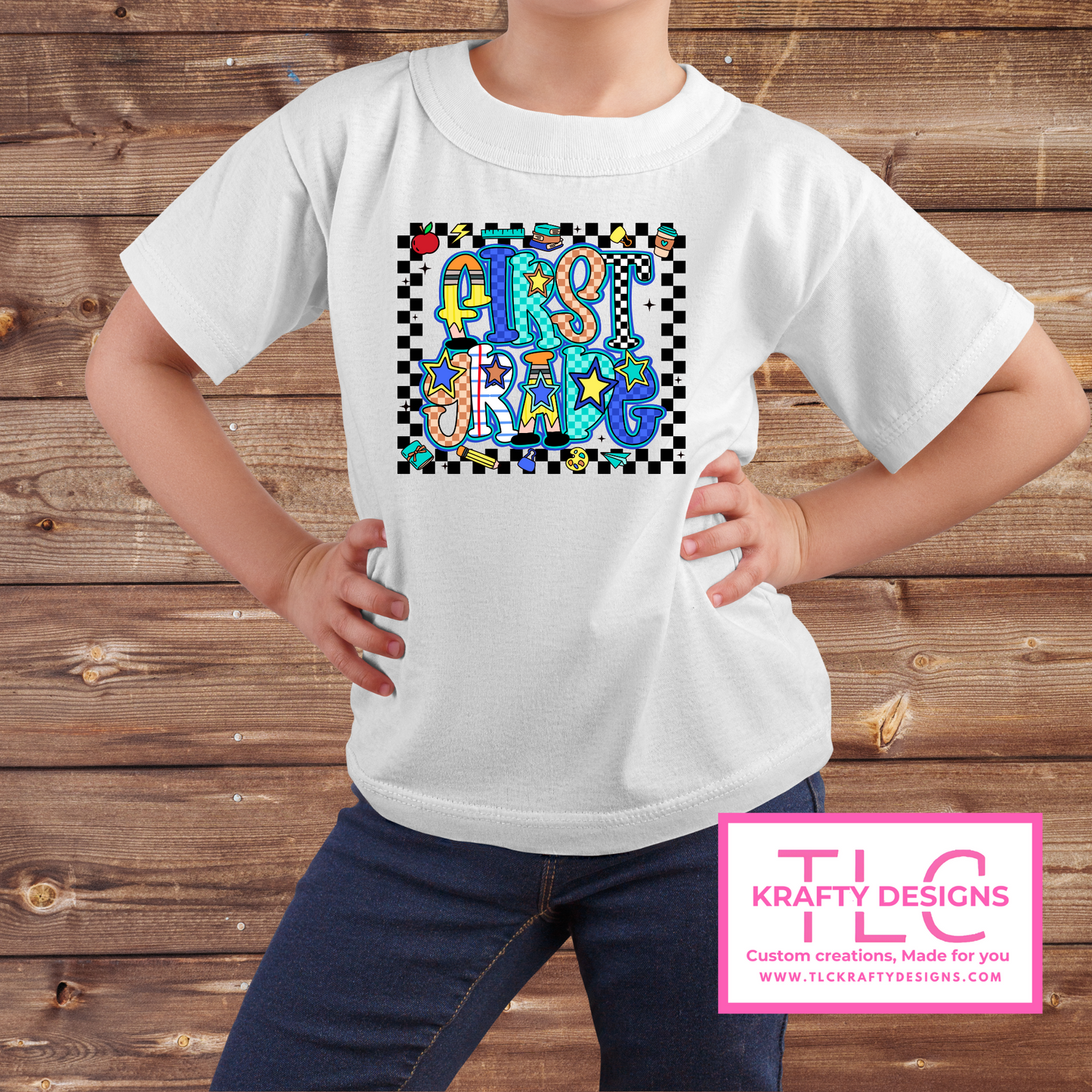 Colorful Grade Level Youth T-Shirts – Back to School Graphic Tees