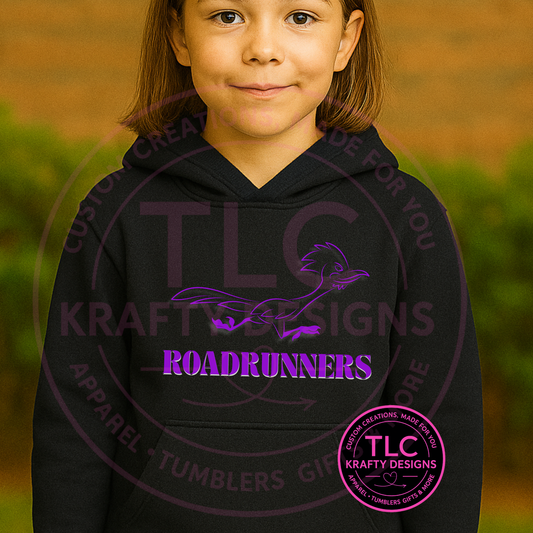 Renton Park Roadrunners Hoodie – Running Mascot Spirit Wear