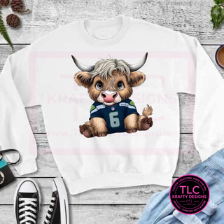 Football Fan Cow Graphic – T-Shirt or Sweatshirt