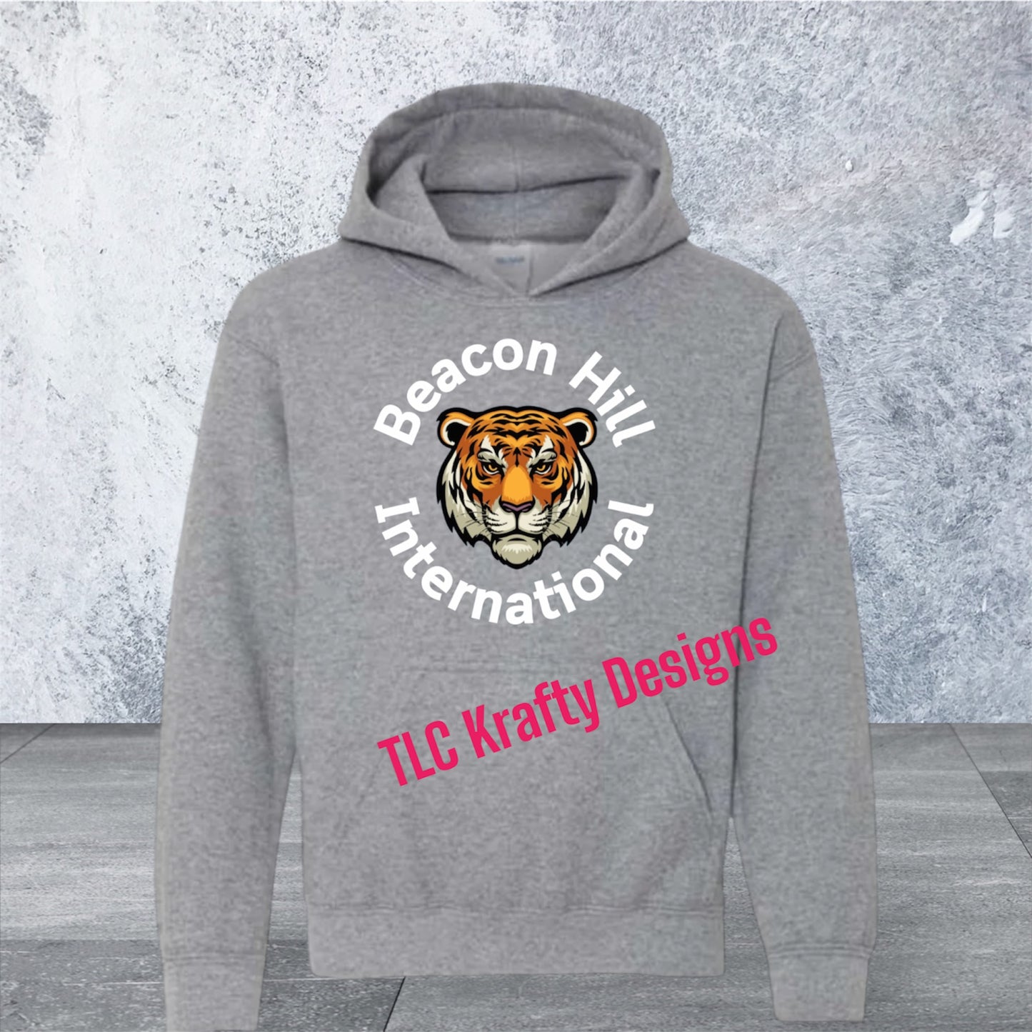 Beacon Hill International Tiger Logo Hoodie