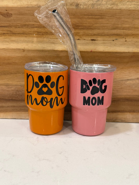 Dog Mom 3oz mini shot glass