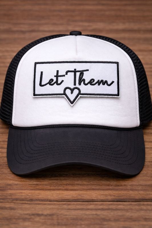 Let Them Foam Trucker Hat – Embroidered Patch Hat