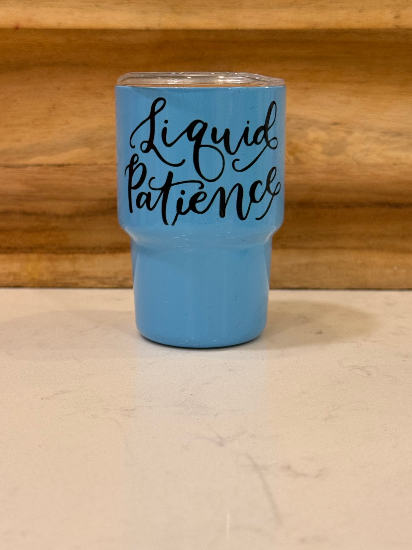 Liquid Patience 3oz mini shot glass