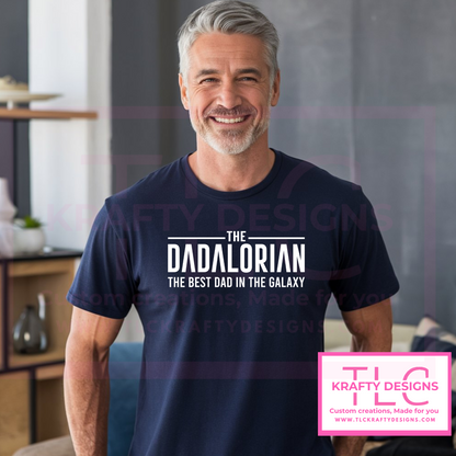 Dadalorian T-Shirt – Best Dad in the Galaxy | Funny Father’s Day Gift
