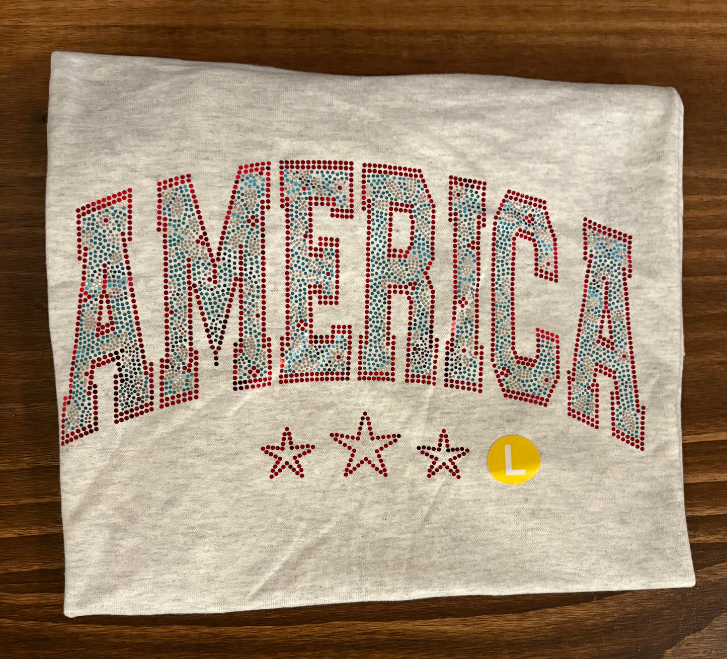 America Spangle T-Shirt - Ready To Ship