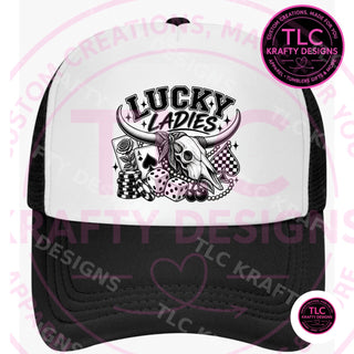 HAT10 casino trucker hat product photo