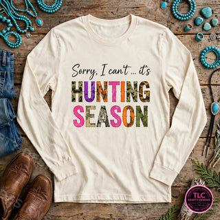 HUNT1 Comfort Colors Long Sleeve Ivory mockup
