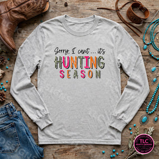 HUNT1 Gildan Long Sleeve Ash mockup