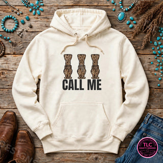 HUNT10 Comfort Colors Hoodie Ivory mockup