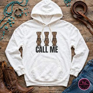 HUNT10 Comfort Colors Hoodie White mockup