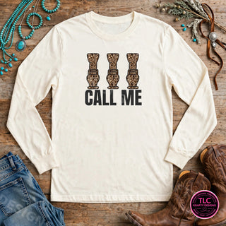 HUNT10 Comfort Colors Long Sleeve Ivory mockup