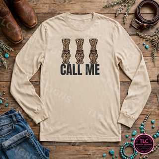 HUNT10 Comfort Colors Long Sleeve Natural mockup