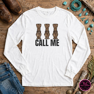 HUNT10 Comfort Colors Long Sleeve White mockup