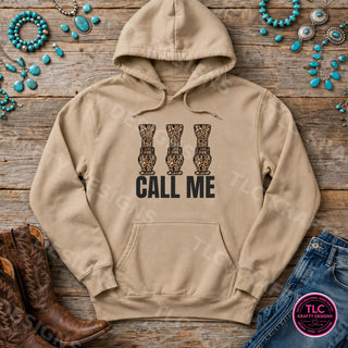HUNT10 Gildan Hoodie Sand mockup